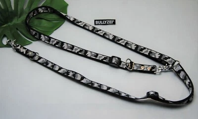 Universal Umhängeleine 3m x 25mm verstellbar Jagdleine V-Leine Doppelführleine - Bild 1 von 4