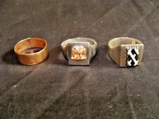 Vintage 14th Degree Scottish Rite Masonic Ring 10K + 2 Other Rings