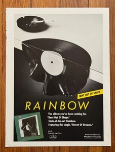 Rainbow - Bent Out Of Shape RARE vintage magazine ad '83 - Picture 1 of 1