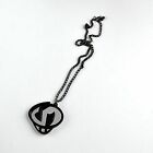 Team Skull Pokeball necklace Laser cut black and mirror acrylic for Pokemon fans