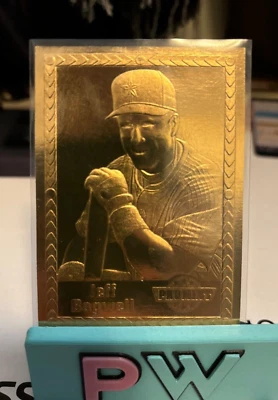 1992-98 ProMint 22K Gold - #10 Jeff Bagwell /50000 very cool  - Image 1 of 2
