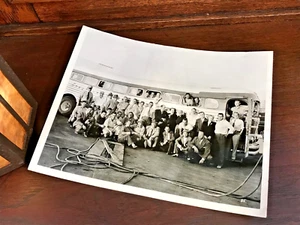 FOTO DE LA PELÍCULA ELENCO Y EQUIPO de 1950 Estate of Sound Man ¡Bob Martin Greyhound Bus! - Imagen 1 de 5
