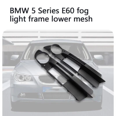 Parachoques delantero para BMW 525i 530i L&R E60 E61 03-2007 luz antiniebla parrilla Covsm Foto 1 de 4