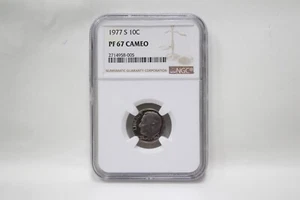 NGC 1977 S 10C PF 67 Cameo Dime *Beautiful Toning* - Picture 1 of 2