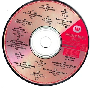 CD PROMOCIONAL CANADÁ 1992 LOREENA McKENNITT DOLLY PARTON THE B-52's + TOM RUSSELL - Imagen 1 de 1
