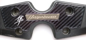 Fits GSXR 1300 Hayabusa 99-07 Resin Domed Carbon Effect Top Yoke Protector - Picture 1 of 2