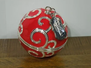 2017 ROCKETTES PANDORA CHRISTMAS ORNAMENT BALL CHARM HOLDER *NO CHARM* - Picture 1 of 7