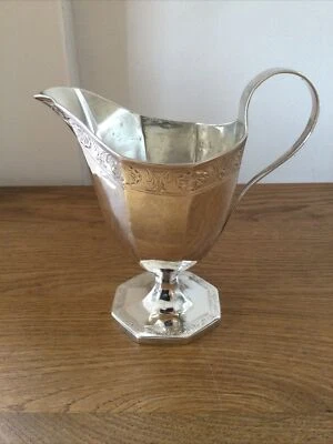 MARAVILLOSA JARRA ANTIGUA GEORGIANA GRANDE PLATA SÓLIDA LONDRES 1791 Foto 1 de 4