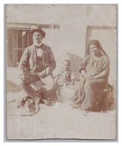 Helwan/Egitto 1902 - viaggio Rudolf Orth con egiziana con bambino - foto 1900 - Foto 1 di 2
