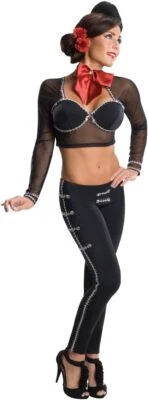 La Adelita испанский танцор фламенко Mariachi карнавальный костюм для Хэллоуина костюм для взрослых - Изображение 1 из 2