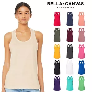 Bella + Canvas Damen Jersey Racerback Tank Top Shirt entspannte Passform 6008 - Bild 1 von 17