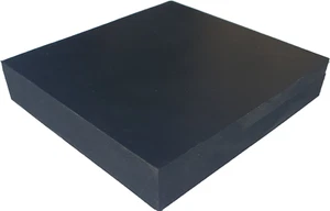 150 x 150 x 40 mm Gummiauflage Gummiklotz Gummiblock Gummiplatte Gummiunterlage - Bild 1 von 1