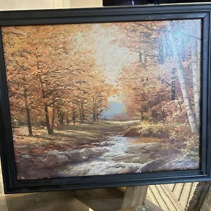 VTG 1960’s Winde Fine Prints Textured Litho No 219 Autumn Leaves By Robert Wood - Picture 1 of 13