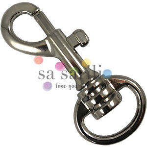 5/8" Swivel Snap Hook Claw Clip Buckle Purse Strap Dog Leash Keychain Heavy Duty