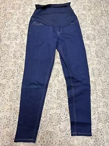Jeans Time And True donna media 4-6 blu maternità skinny comfort fascia pancia - Foto 1 di 8