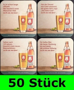 50 Stück Bierdeckel (25x2er Serie) Brauerei Spaten München Hell Bar Theke Tresen - Bild 1 von 3