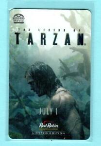 RED ROBIN The Legend of Tarzan 2016 Gift Card ( $0 ) 