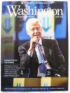 Washington University in St Louis Alumni Magazine President Bill Clinton Photo - Picture 1 of 1