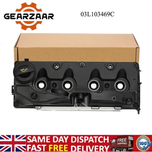 FOR VW Caddy 2011-2016 1.6 Tdi Top Engine Cylinder Head Rocker Cover 03L103469C - Picture 1 of 6