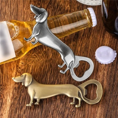 Dachshund Bottle Opener Sausage Dog Beer Openers Bar Accessory Gadgets Corkscrew - Image 1 of 4