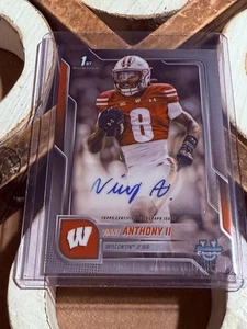 VINNY ANTHONY II Wisconsin 2025 Bowman U University Chrome AUTO Autograph - Picture 1 of 2