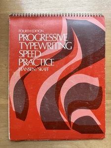 Progressive Typewriting Speed Practice Gregg McGraw-Hill 4th Edition 1976 - Picture 1 of 15