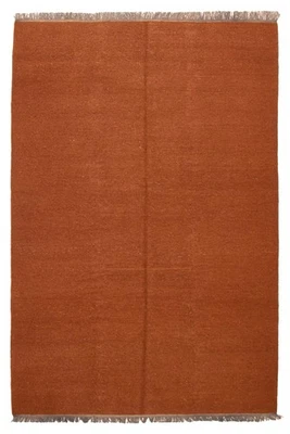 Alfombra oriental tradicional vintage tejida a mano alfombra de lana Kilim de 6'8" x 9'10" Foto 1 de 4