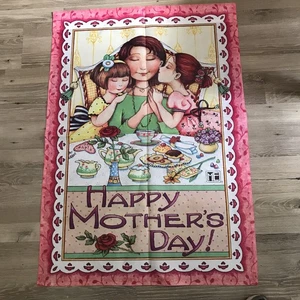 Maria Engelbreit Garten Hof Flagge groß Outdoor Happy Mother’s Day - Bild 1 von 5