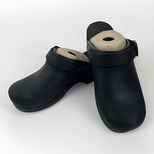Dansko Ingrid Women's Clogs, Black Oiled, Womens Size 35 New In Box - Picture 1 of 9