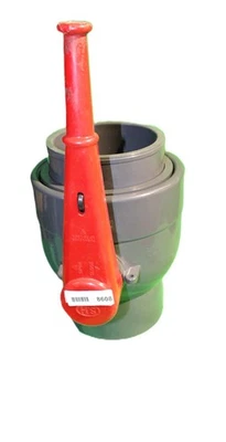 Válvula de bola bidireccional manual SPEARS: 6 pulgadas, PVC, recta, zócalo x calcetín F1970 Foto 1 de 4