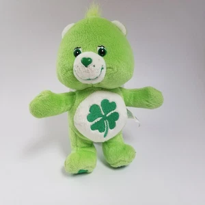 2003 Good Luck Shamrock Care Bears Play Along kleines Mini Plüschtier Stofftier - Bild 1 von 14
