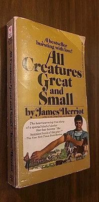 All Creatures Great and Small by James Herriot (1977, Paperback) VTG - Image 1 of 4