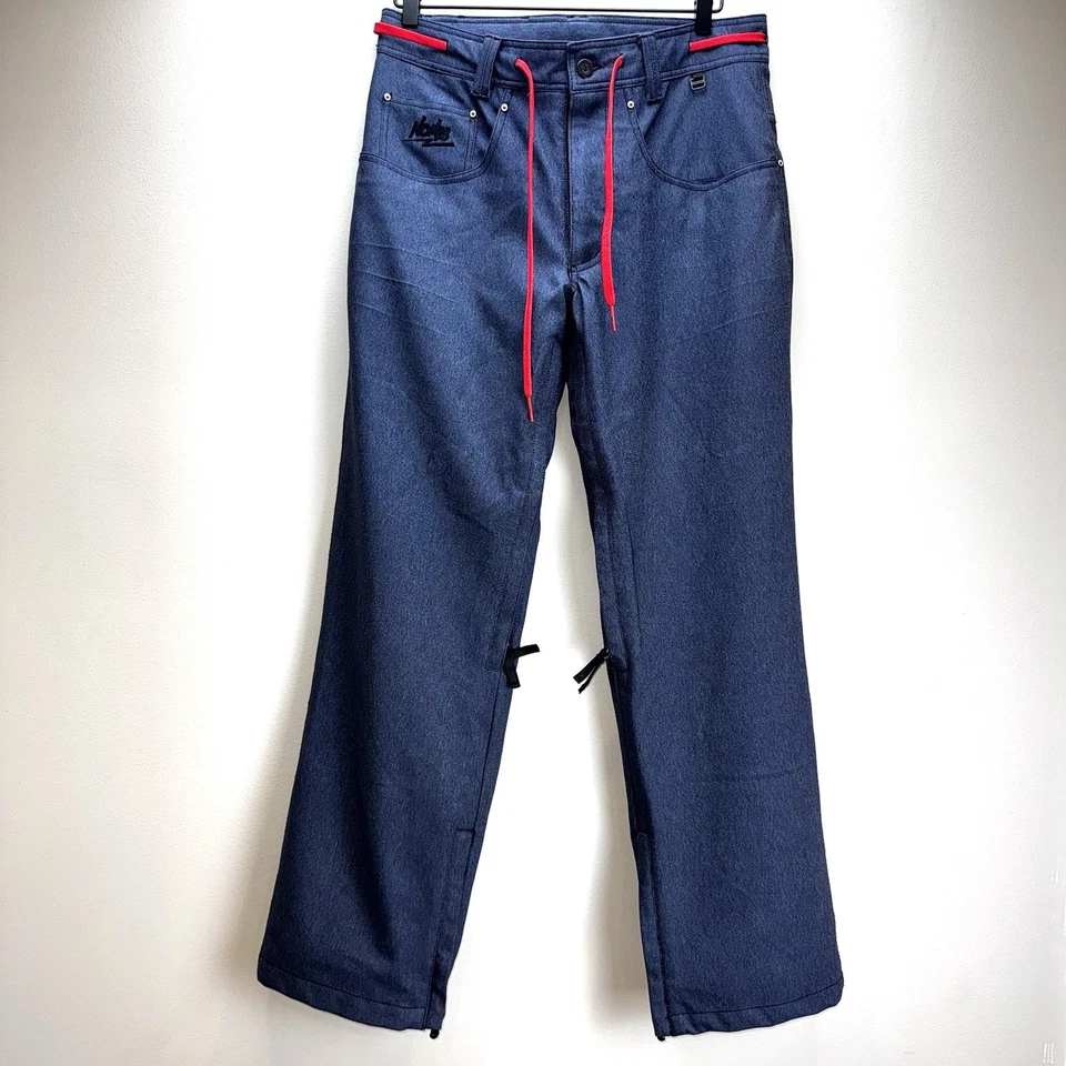 Pantalones de mezclilla impermeables aislados de snowboard/esquí talla pequeña Nomis para hombre Foto 1 de 4