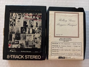 Rolling Stones 8 Track Tape Lot Exile On Main Street + Beggers Banquet Sympathy - Picture 1 of 10