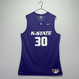 Camiseta de baloncesto Nike Team Kansas State - #30 - púrpura - para hombre GRANDE +2 longitud - Imagen 1 de 7