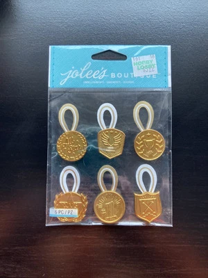 Medallas deportivas Jolee's Boutique álbum de recortes pegatinas nuevas selladas Foto 1 de 2