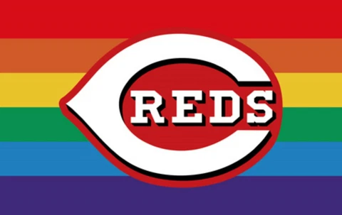 Cincinnati Reds Pride Flag 3x5ft Banner Polyester Baseball World Series reds010 Cover