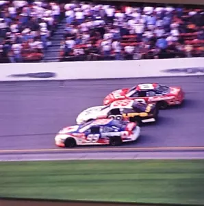 2001 Nascar Race Cars #99, 55, 8 Driver Jeff Burton 35mm Slide Photo Shoot - Picture 1 of 4