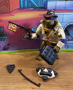 Vintage TMNT Don, The Undercover Disguise Turtle 1990 100% COMPLETE Playmates - Picture 1 of 9