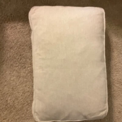 Arhaus Dune Three Piece Chaise Sectional One Central Cushion Back Snow - Image 1 of 4