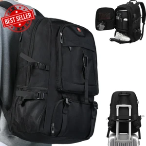 50L Travel Laptop Backpack 17-18" Waterproof TSA Approved USB Anti-Theft Bag - Picture 1 of 12