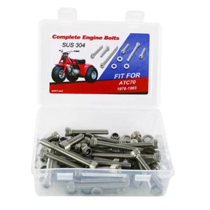 Stainless Engine Bolt Motorcycle Screws Kit Set Fit For HONDA ATC70 1978-1985 - Picture 1 of 15