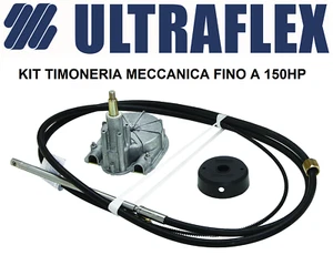 KIT TIMONERIA MECCANICA ULTRAFLEX SCATOLA STERZO + MONOCAVO FUORIBORDO MAX 150HP - Foto 1 di 3