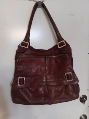 KOOBA Brown Leather Hobo Shoulder Bag Tote  - Image 1 of 4