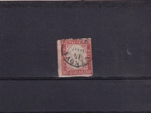 SA24d Italy, Sardinia 1855 -1863 King Victor Emmanuel II used stamp imperf CV$15 - Picture 1 of 2