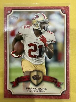 2013 Topps #LM-FG Frank Gore Legends in the Making - Image 1 of 2