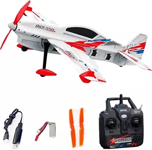 QIDI-550 3D RC Flugzeug One-Key Hanging Stunt Fixed Wing Ready to Fly Rot - Bild 1 von 6