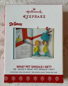 Hallmark Andenken Ornament Dr Suess What Pet Should I Get 2017 Weihnachten Neu - Bild 1 von 1