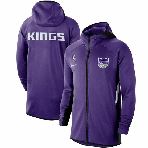 Sacramento Kings Nike Authentic Showtime Therma Flex Full-Zip Hoodie Men's XL Cover