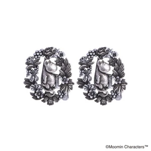 Moominpappa Portrait Earrings Palnart Poc Japan - Picture 1 of 10